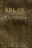 RRL - Embroidered Corduroy Jacket - Olive - Canoe Club