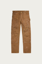 RRL - Engineer Fit Distressed Carpenter Pant - Khaki - Canoe Club