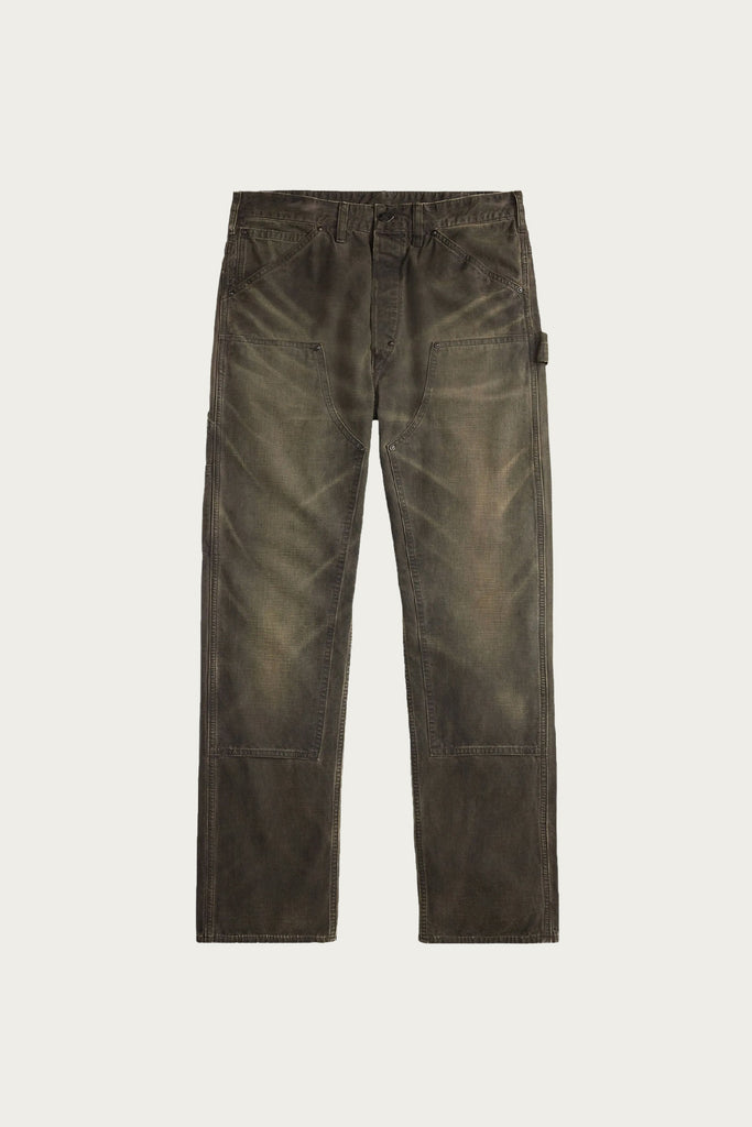 RRL Engineer Fit Canvas Carpenter Pant | Black | Canoe Club