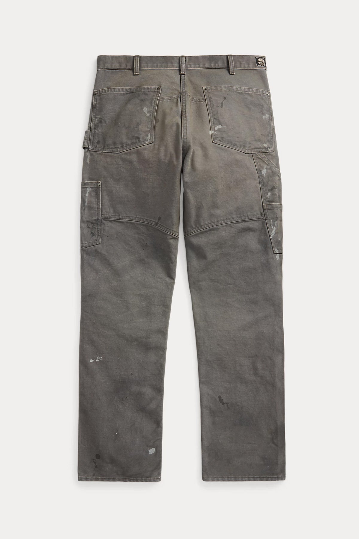 Relaxed Fit Distressed Canvas Pant
