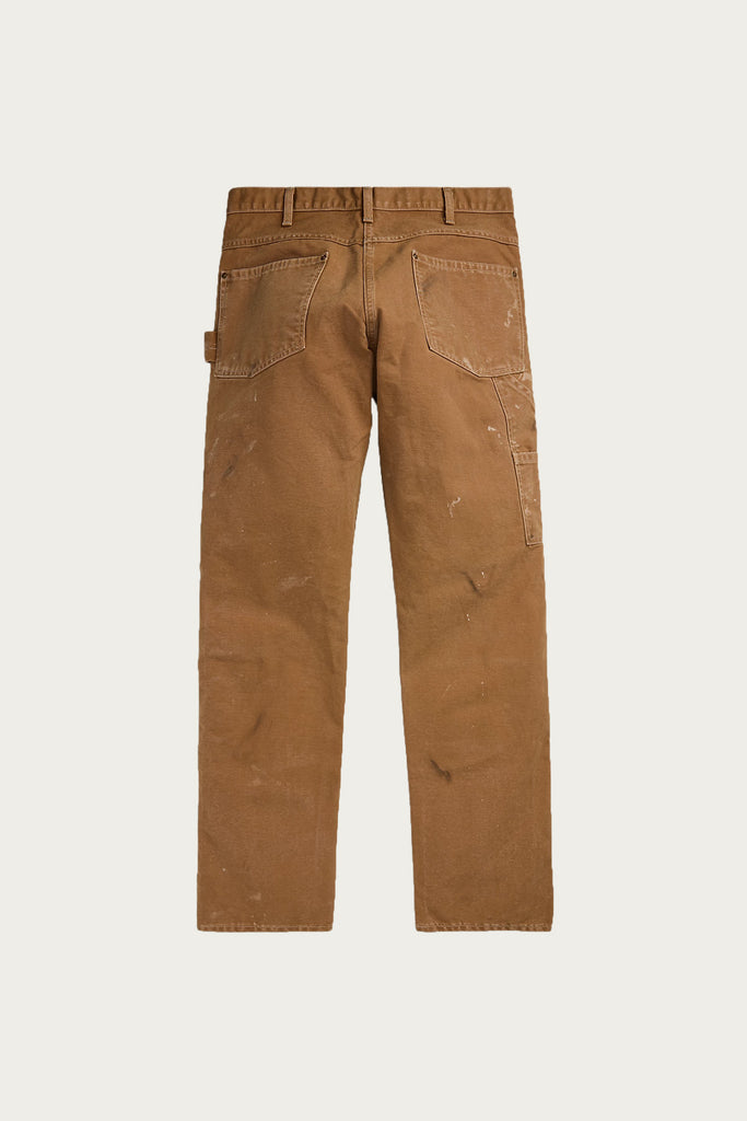 RRL - Engineer Fit Distressed Carpenter Pant - Khaki - Canoe Club