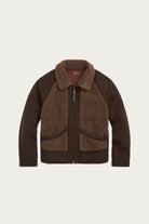 RRL - Fleece-Paneled Jacquard Jacket - Brown/Multi - Canoe Club
