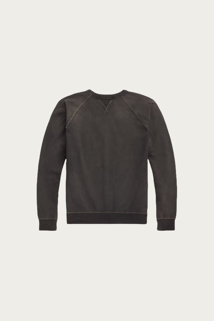 RRL - French Terry Crewneck - Black Indigo - Canoe Club