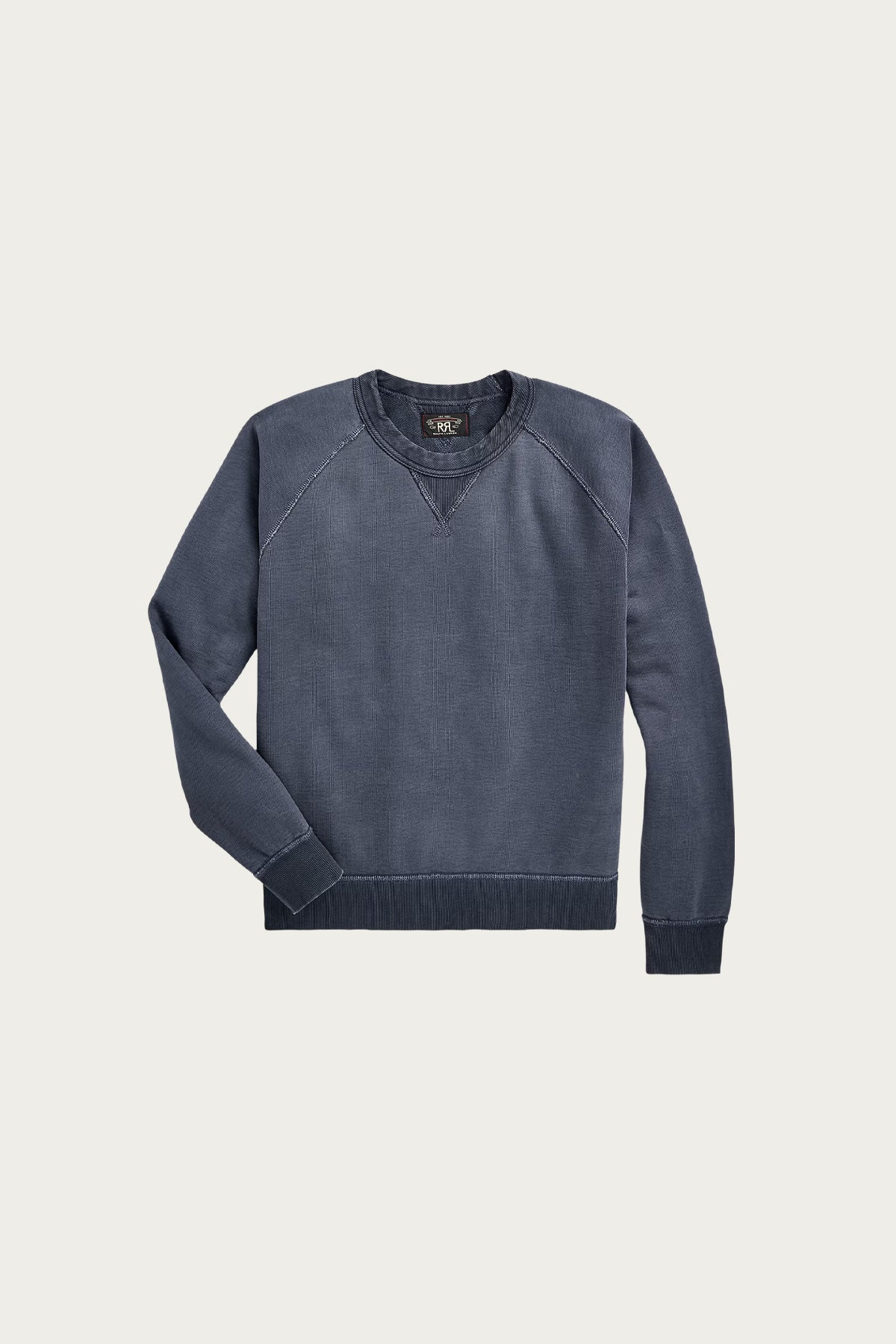 RRL - French Terry Crewneck - Navy - Canoe Club