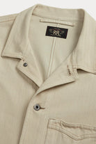 RRL - Garment-Dyed Knit Herringbone Shop Coat - Stone - Canoe Club