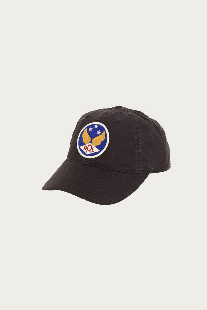 RRL - Garment-Dyed Twill Ball Cap - Black - Canoe Club