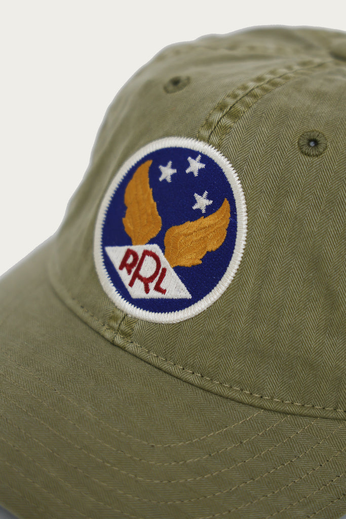 RRL - Garment-Dyed Twill Ball Cap - Brewster Green - Canoe Club