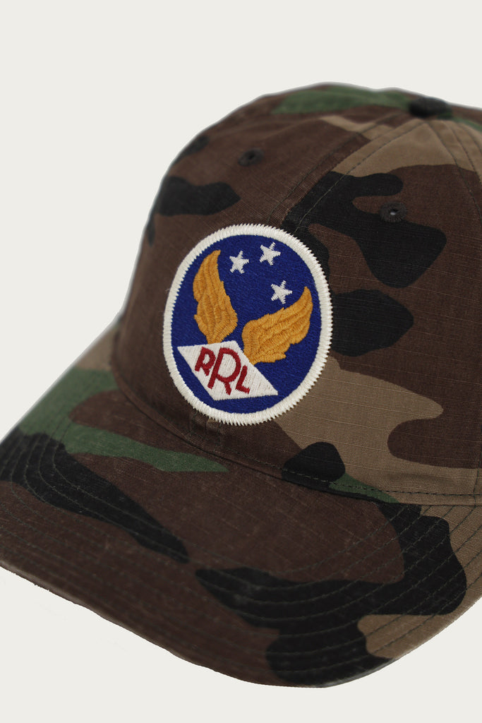 RRL - Garment-Dyed Ripstop Ball Cap - Camo - Canoe Club