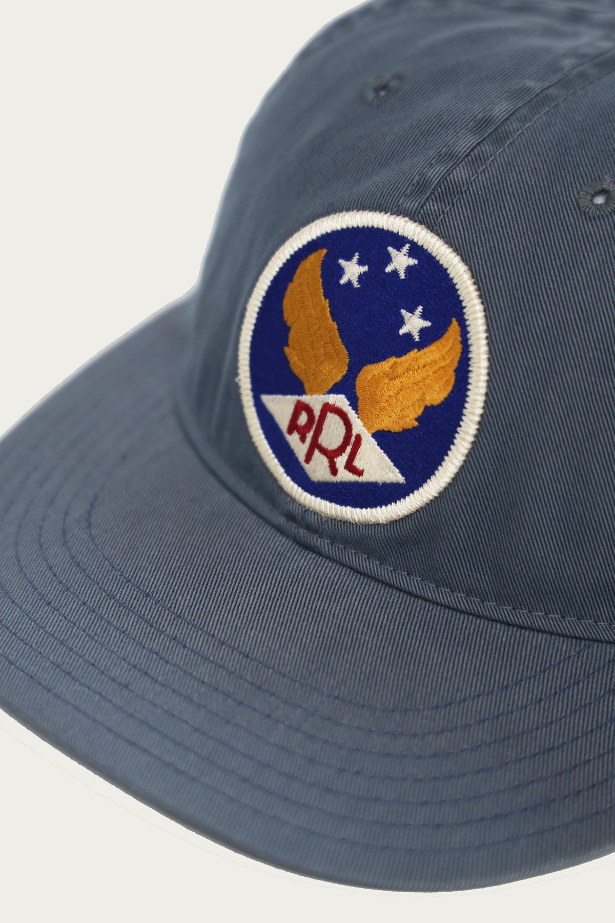 RRL - Winged-Logo Twill Ball Cap - Midnight Blue - Canoe Club