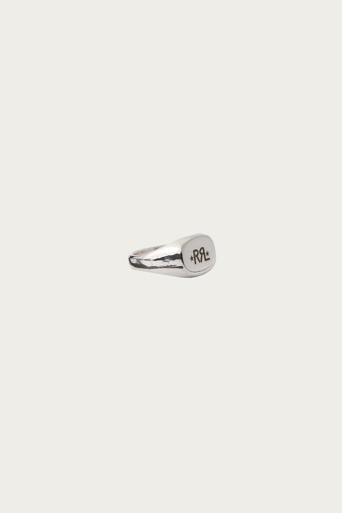 RRL - Handmade Sterling Silver Signet Ring - Silver - Canoe Club