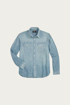 RRL - Indigo Chambray Workshirt - Medium Wash - Canoe Club