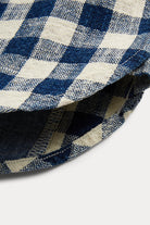 RRL - Indigo Checked Linen-Cotton Workshirt - Indigo/Cream - Canoe Club