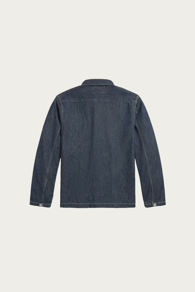 RRL - Indigo Denim Overshirt - Dark Wash - Canoe Club