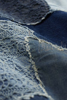 RRL - Denim Patchwork Shirt - Indigo Blue - Canoe Club