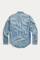 RRL - Indigo Denim Workshirt - Clearfield Wash - Canoe Club