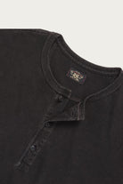 RRL - Indigo Jersey Henley Shirt - Sulfur Black - Canoe Club