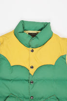 RRL - Leather-Yoke Quilted Vest - Kelly Green - Canoe Club