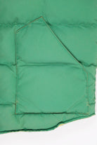 RRL - Leather-Yoke Quilted Vest - Kelly Green - Canoe Club