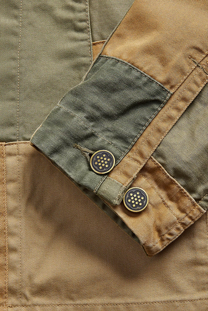 RRL - Limited-Edition Patchwork Shirt - Olive/Multi - Canoe Club