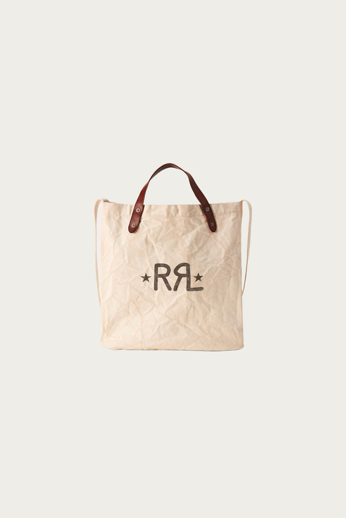 RRL - Logo Canvas Market Tote - Greige - Canoe Club