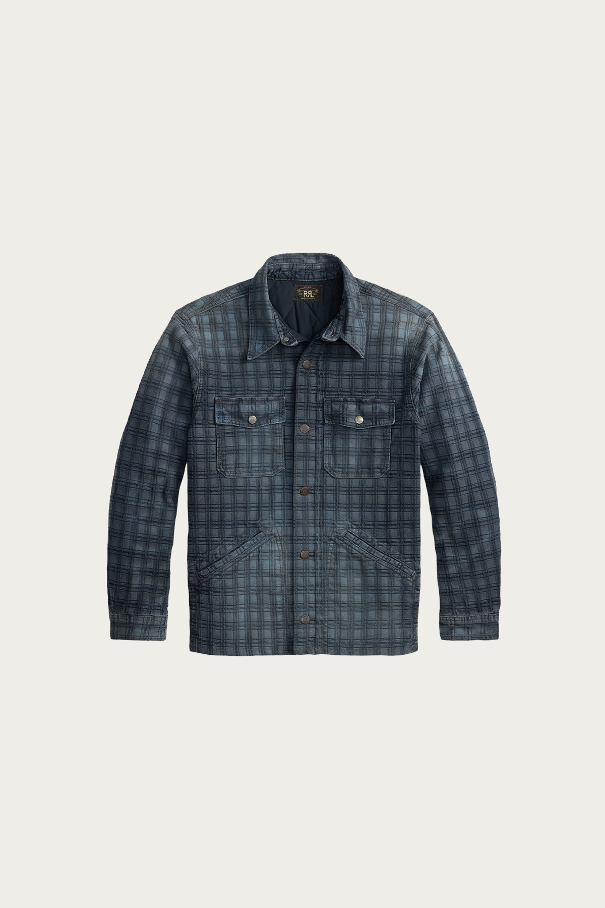 RRL - Long-Sleeve Cotton Denim Jacquard Holland Jacket - Holland Wash - Canoe Club