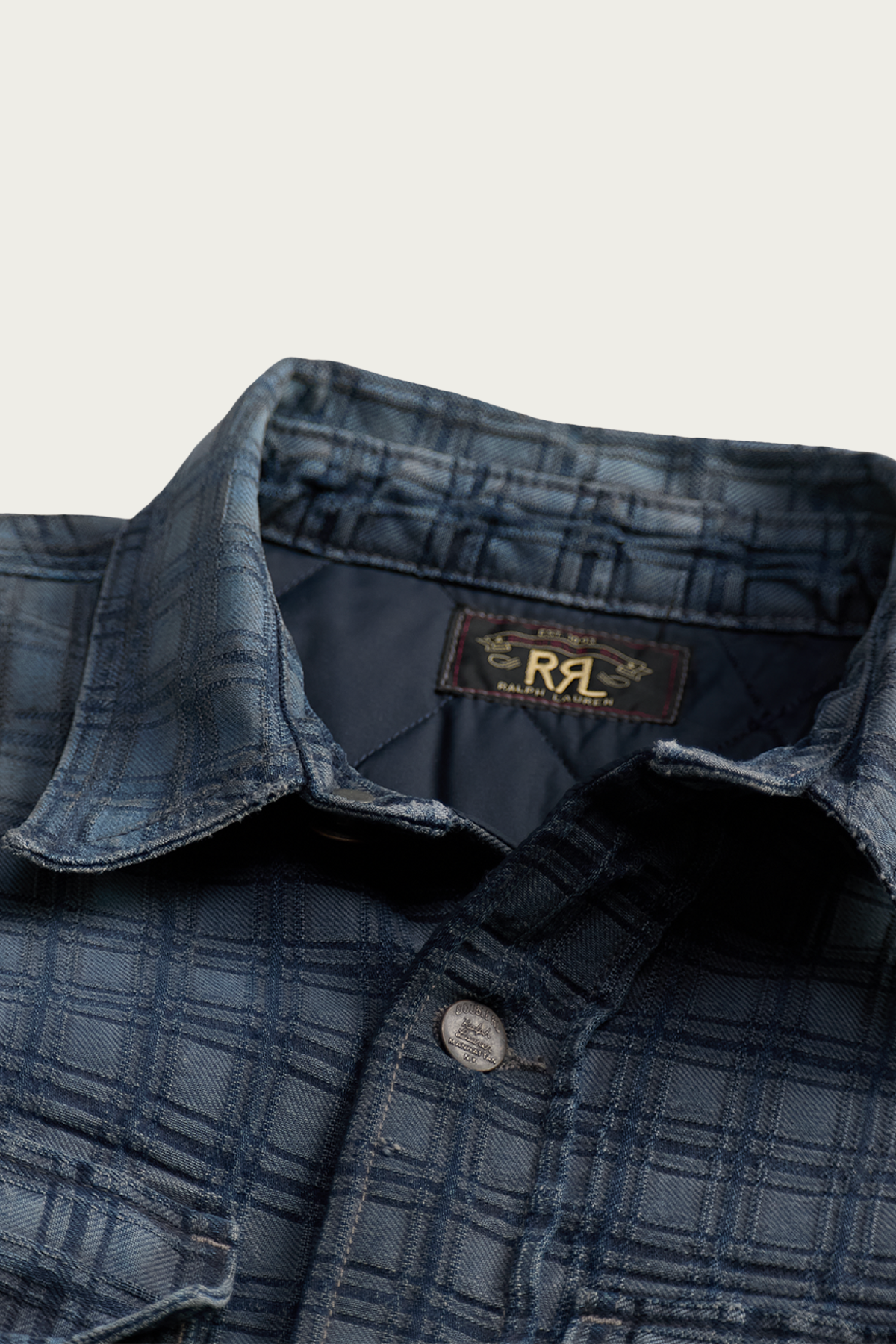 RRL - Long-Sleeve Cotton Denim Jacquard Holland Jacket - Holland Wash - Canoe Club