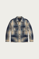 RRL - Plaid Wool Twill Overshirt - Blue/Cream - Canoe Club