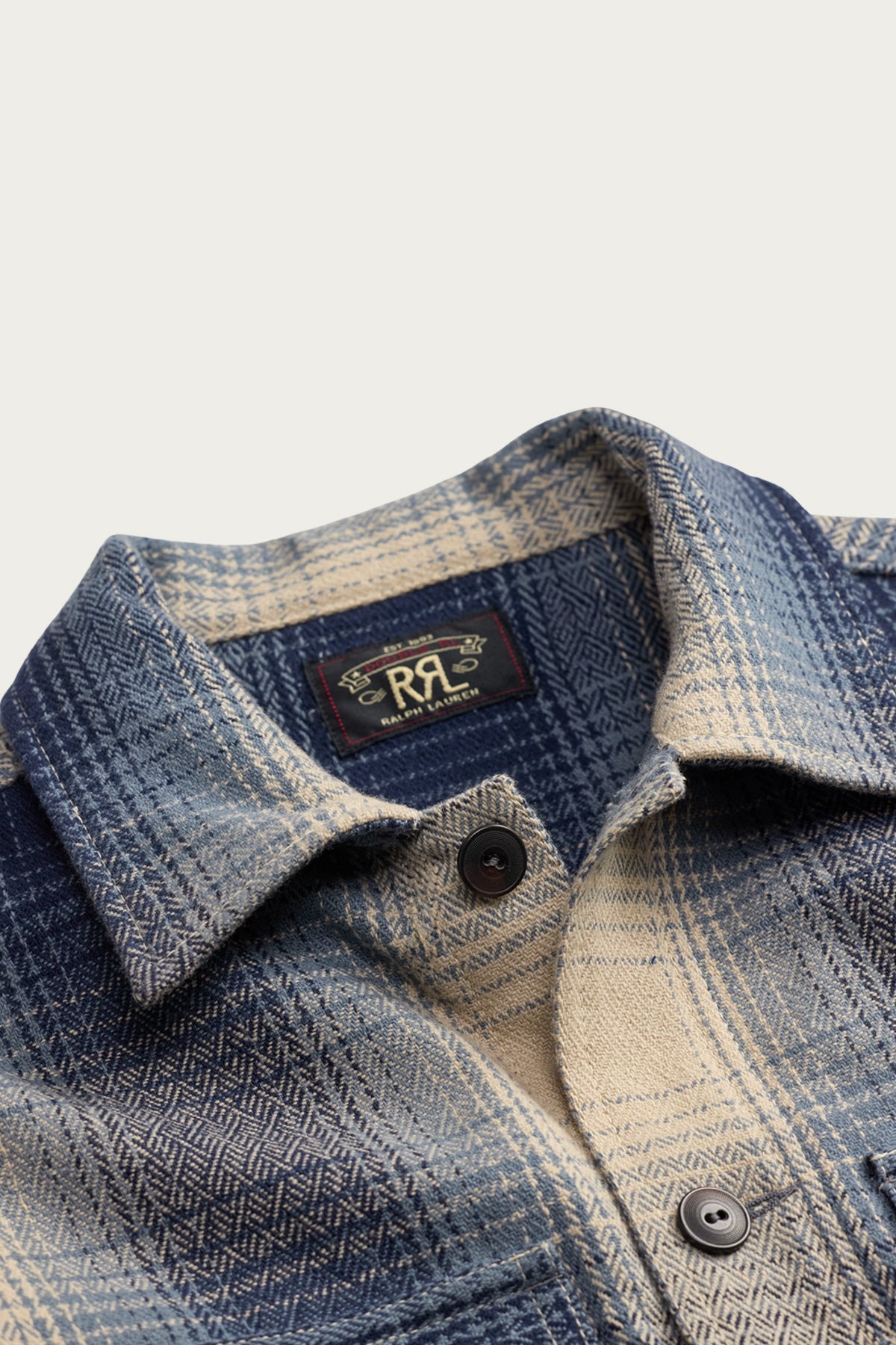 Ralph Lauren Men's Plaid Wool Twill Overshirt
