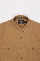 RRL - Longsleeve Cotton Canvas Seattle Workshirt - Tan - Canoe Club