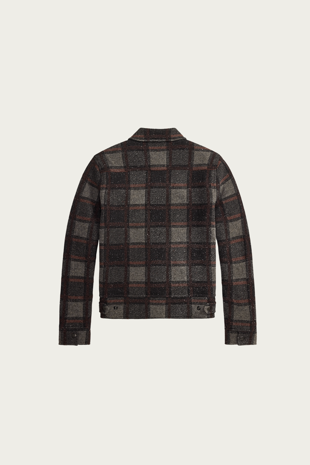 RRL - Long-Sleeve Wool Ralston Plaid Cardigan - Grey Multi - Canoe Club