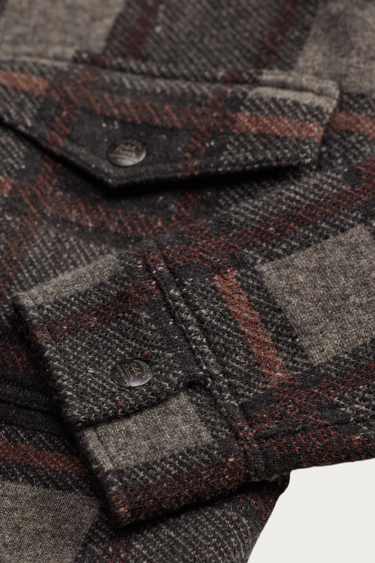 RRL - Long-Sleeve Wool Ralston Plaid Cardigan - Grey Multi - Canoe Club