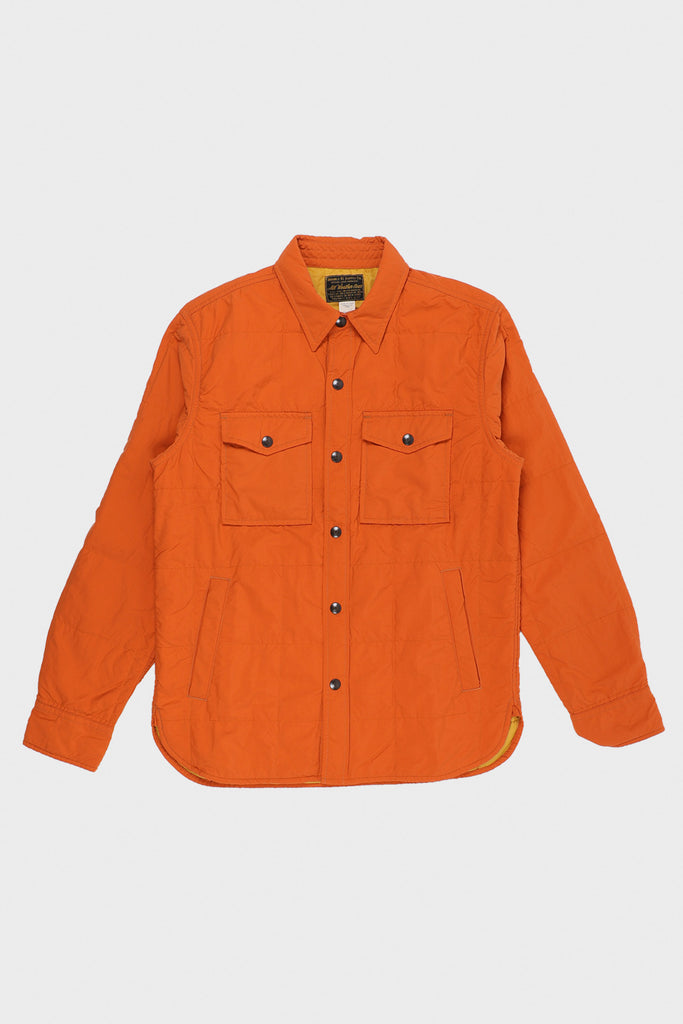 RRL - Nylon Longsleeve Shirt Jacket - Orange - Canoe Club