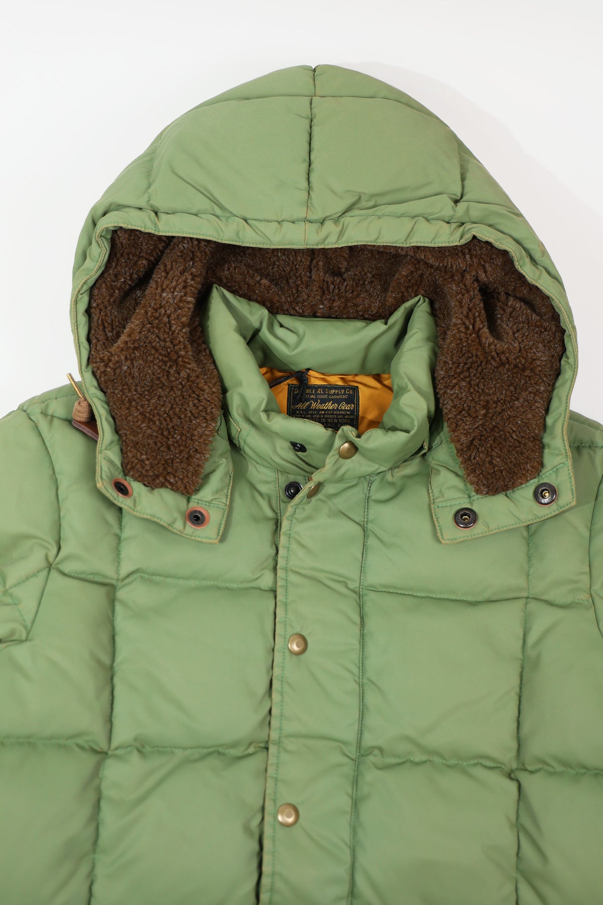 RRL - Nylon Sherpa Parka - Green - Canoe Club