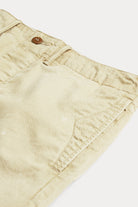 RRL - Officer Distressed Herringbone Pant - Vintage Khaki - Canoe Club