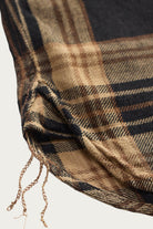 RRL - Plaid Cotton-Linen Workshirt - Black/Brown/Tan - Canoe Club
