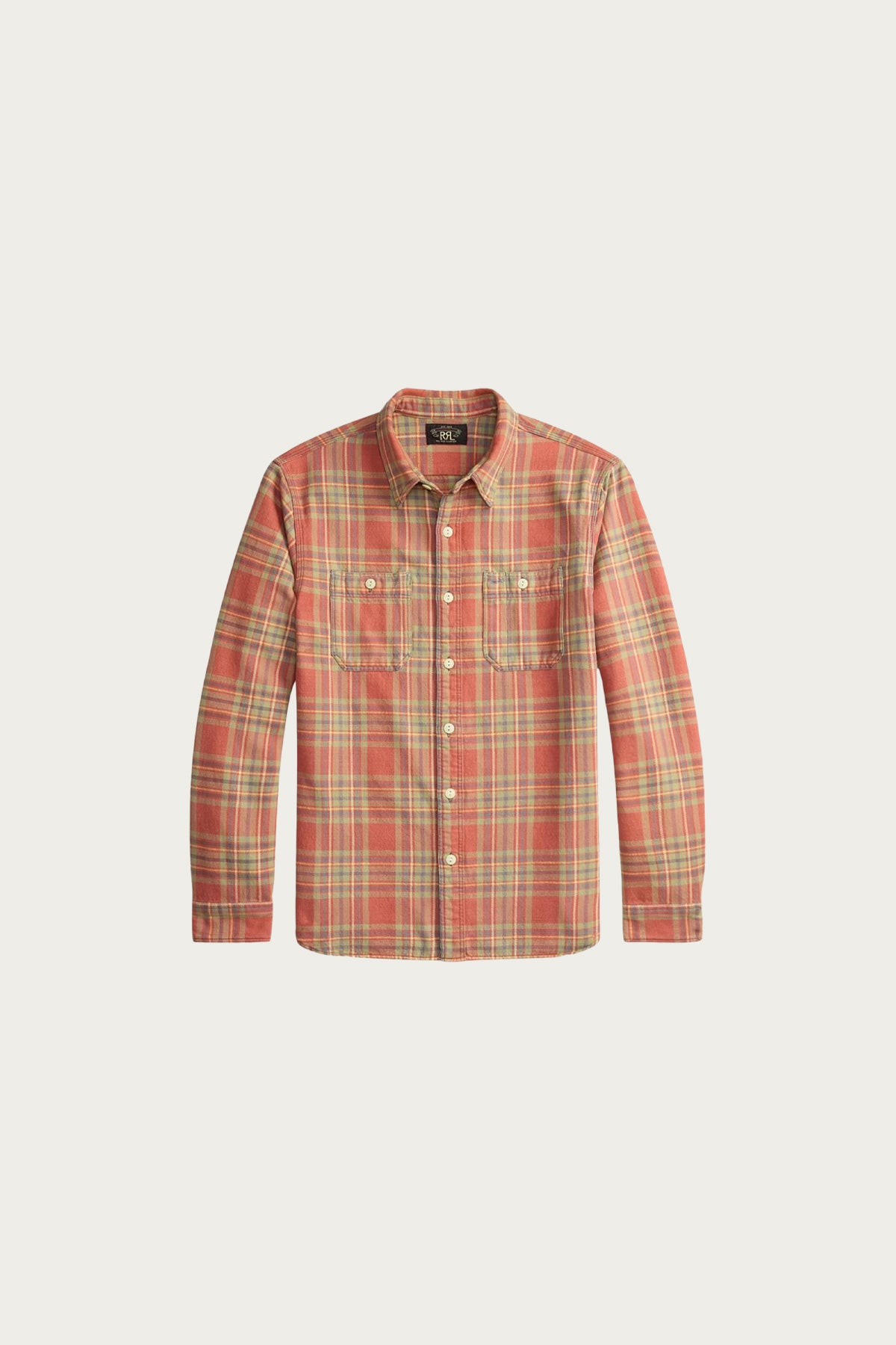 RRL - Plaid Farrell Workshirt - Red/Blue/Green - Canoe Club