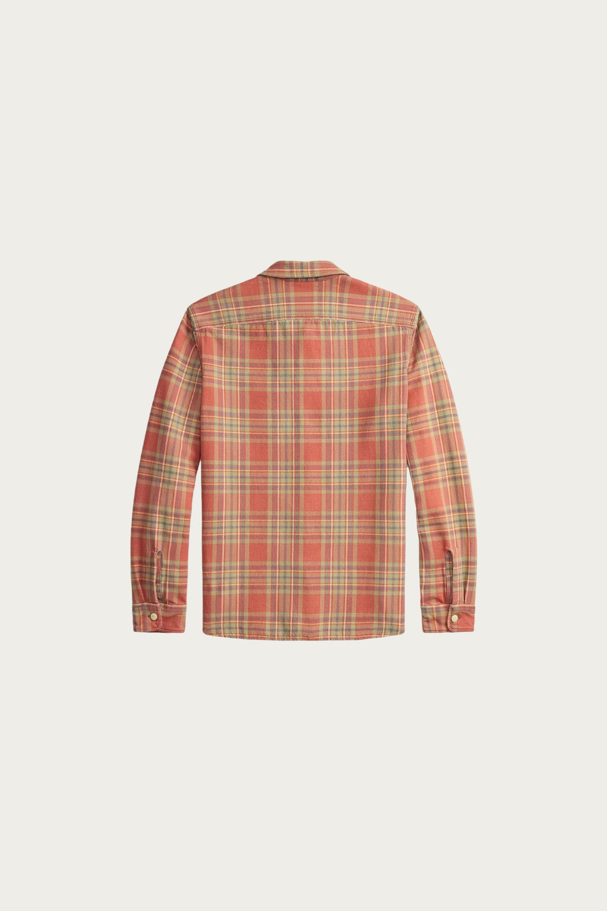 RRL - Plaid Farrell Workshirt - Red/Blue/Green - Canoe Club