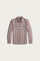 RRL - Plaid Twill Workshirt - Blue/Cream/Red - Canoe Club