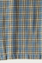 RRL - Plaid Twill Workshirt - Blue/Grey - Canoe Club