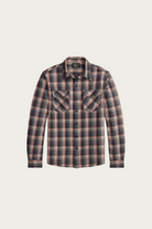 RRL - Plaid Twill Workshirt - Grey/Red - Canoe Club