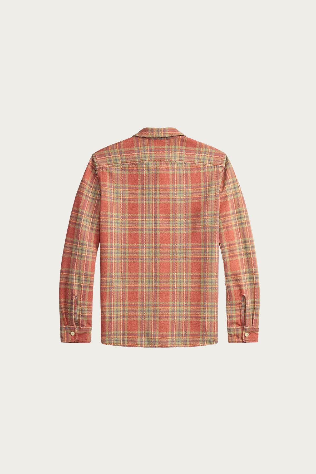 RRL - Plaid Twill Workshirt - Red/Blue/Green - Canoe Club
