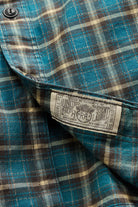 RRL - Plaid Twill Workshirt - Teal/Multi - Canoe Club