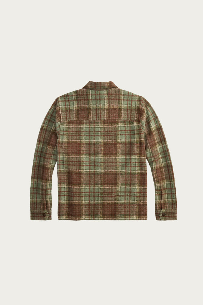 RRL - Plaid Wool-Blend Workshirt - Green/Multi - Canoe Club