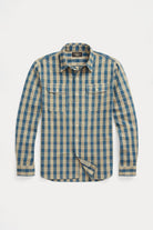 RRL - Plaid Woven Workshirt - Blue/Yellow - Canoe Club