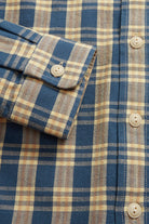 RRL - Plaid Woven Workshirt - Blue/Yellow - Canoe Club
