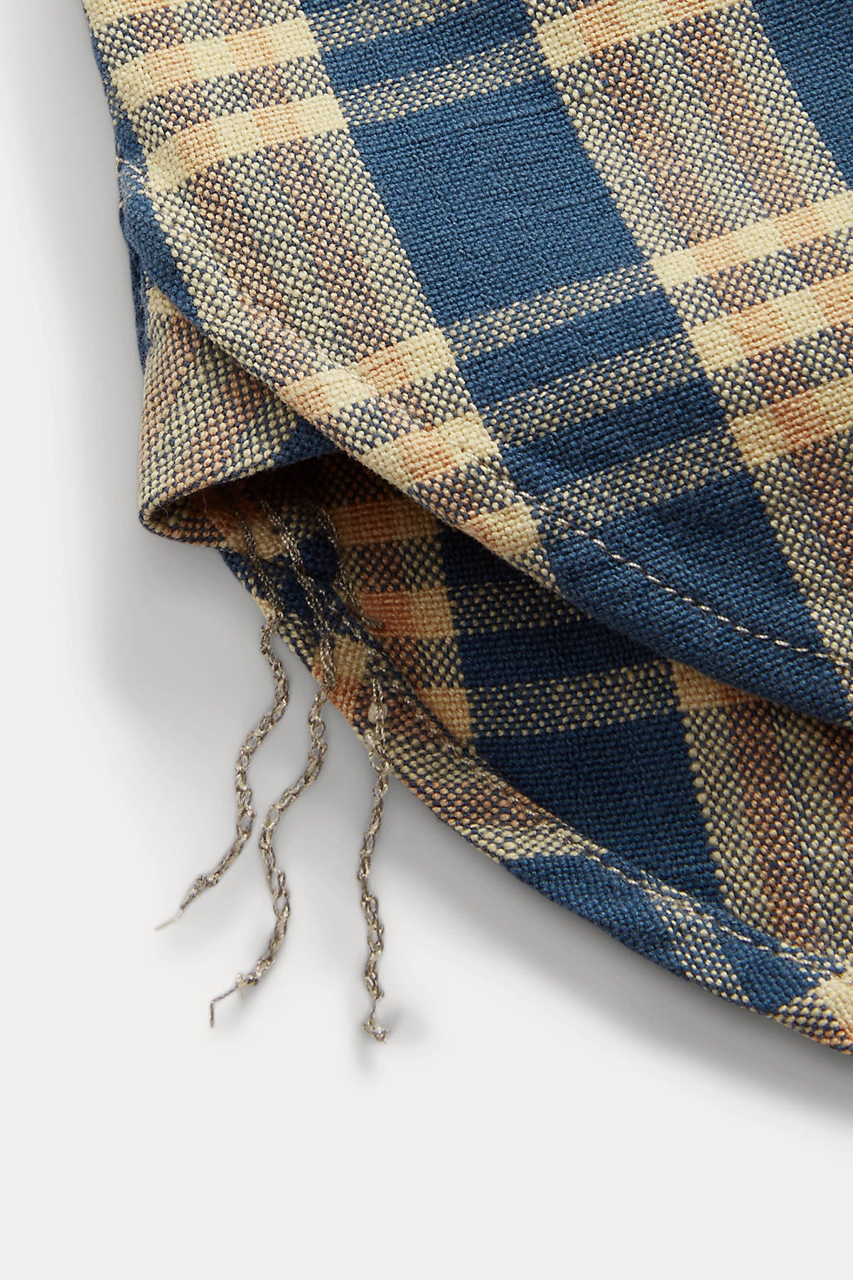 RRL - Plaid Woven Workshirt - Blue/Yellow - Canoe Club