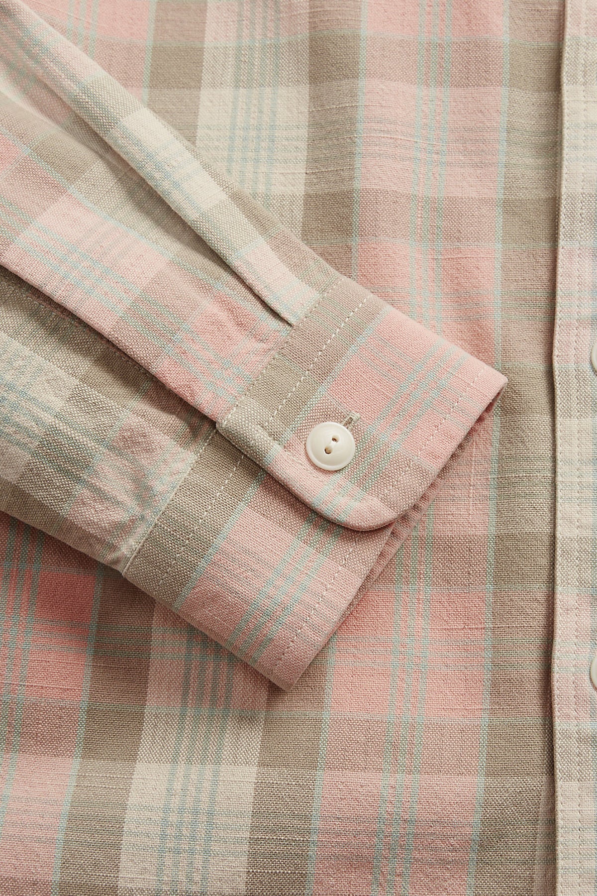 RRL - Plaid Woven Workshirt - Pink/Multi - Canoe Club
