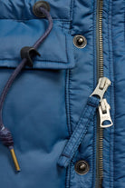 RRL - Quilted Ripstop Hooded Jacket - Vintage Blue - Canoe Club