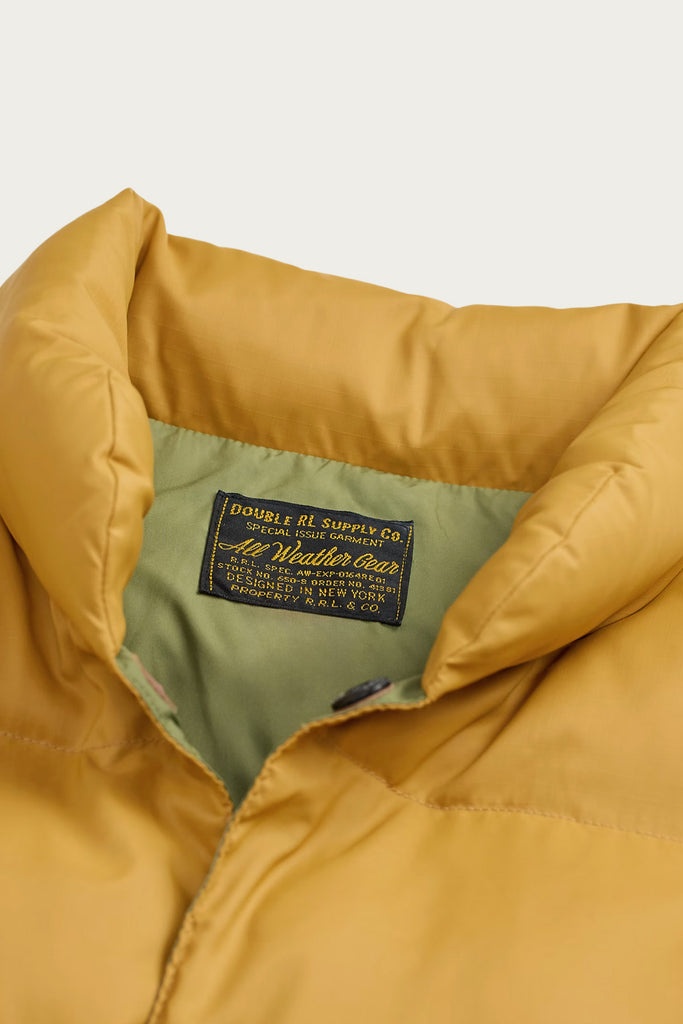 RRL - Quilted Ripstop Jacket - Vintage Yellow - Canoe Club