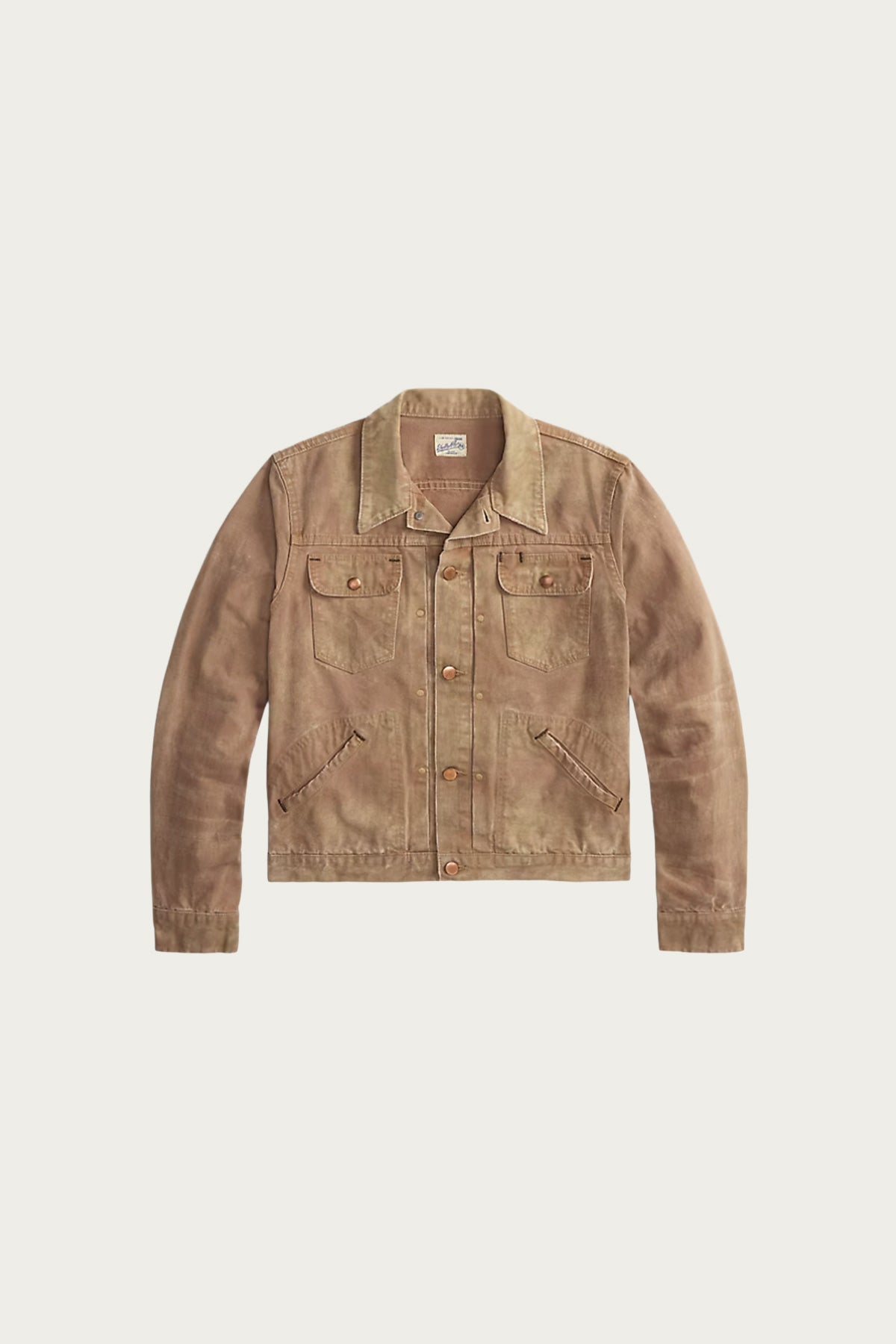 RRL - Ranch Hand Cotton Canvas Jacket - Distressed Mauve - Canoe Club